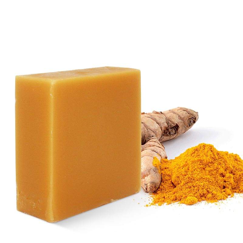 Etichetta privata per sapone al limone e curcuma